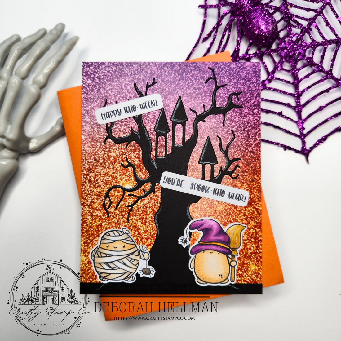 Positive Tate's Halloween scare with Deborah
