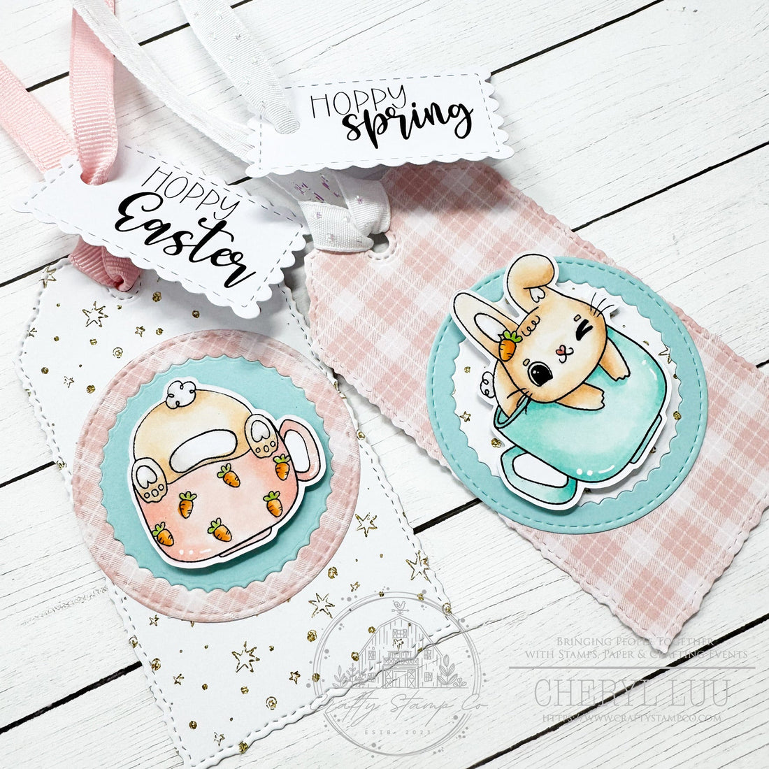 Bun-A-Latte Easter Tags with Cheryl