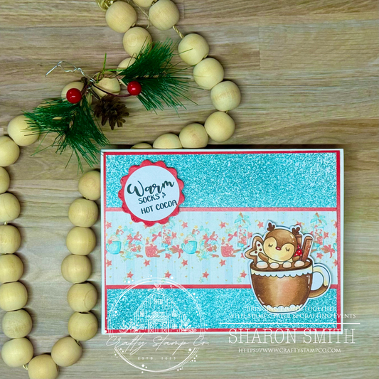 Christmas cocoa Cups with Sharon