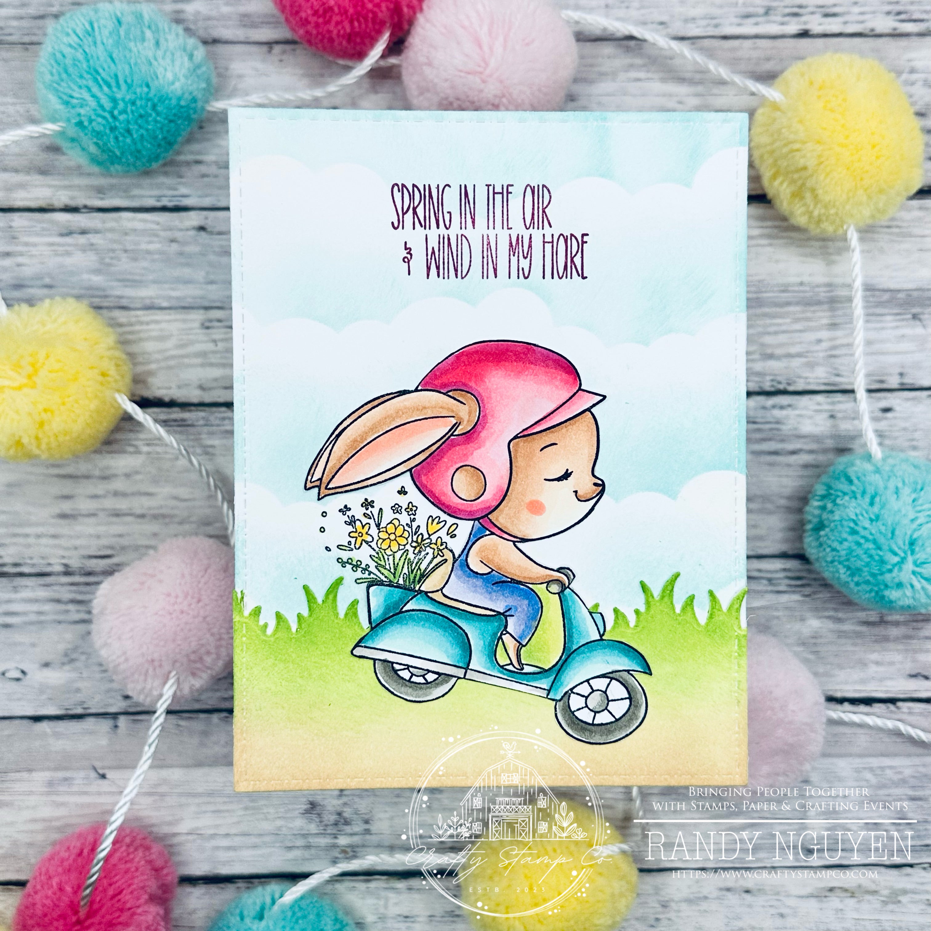 Hop Out of Spring with One Last Card – Crafty Stamp Co