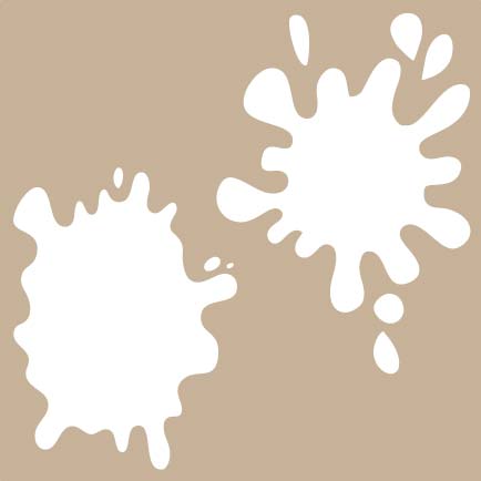 Ink Splats No. 1 - 6 x 6 - 2 Stencil Set
