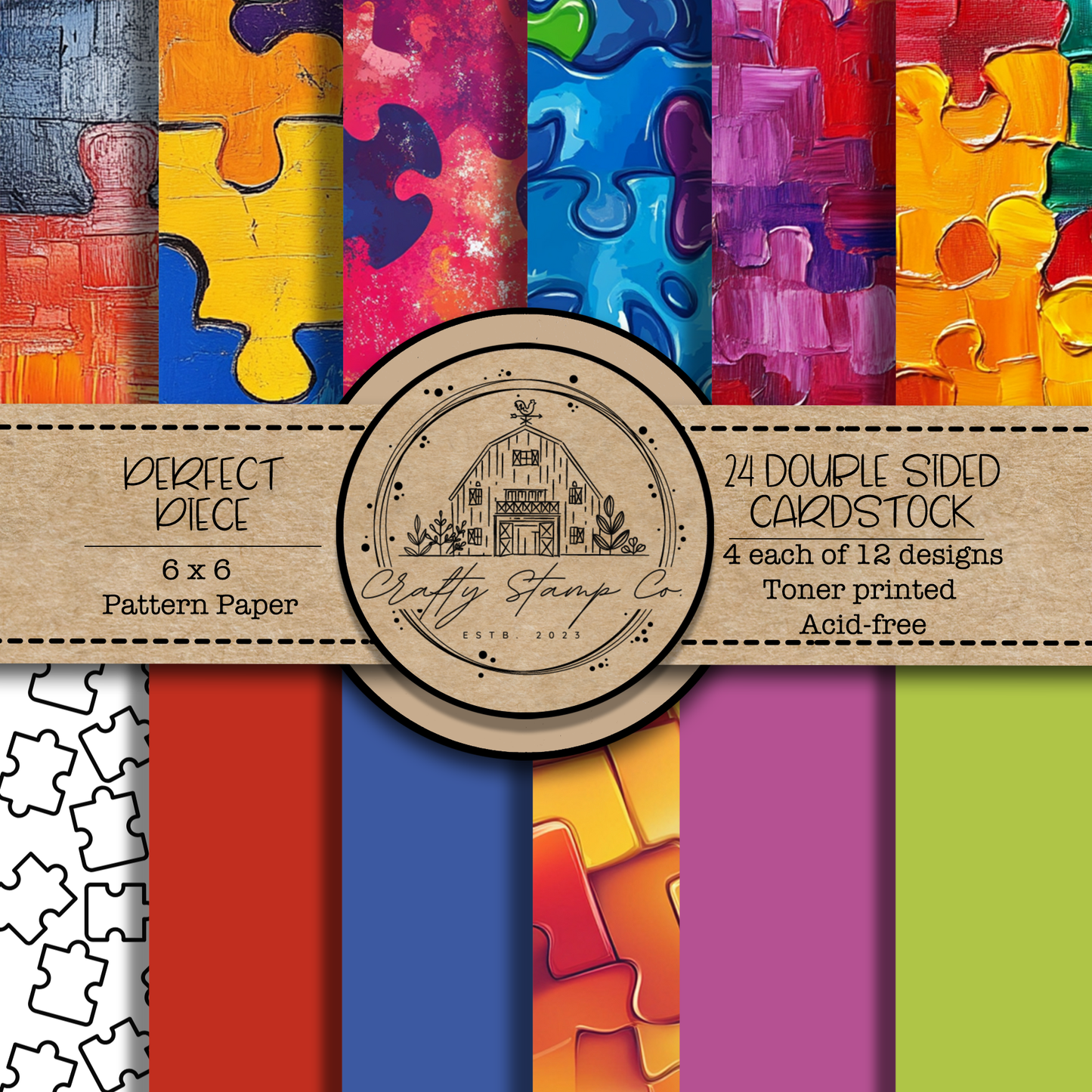 Perfect Piece 6x6 Pattern Paper