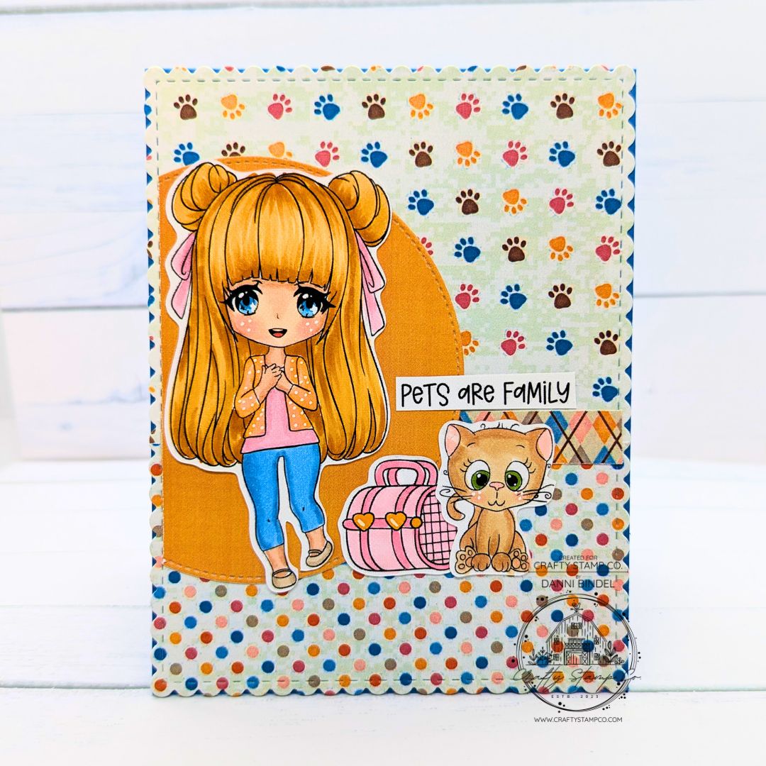Fur Mama Meadow 4x6 Stamp Set