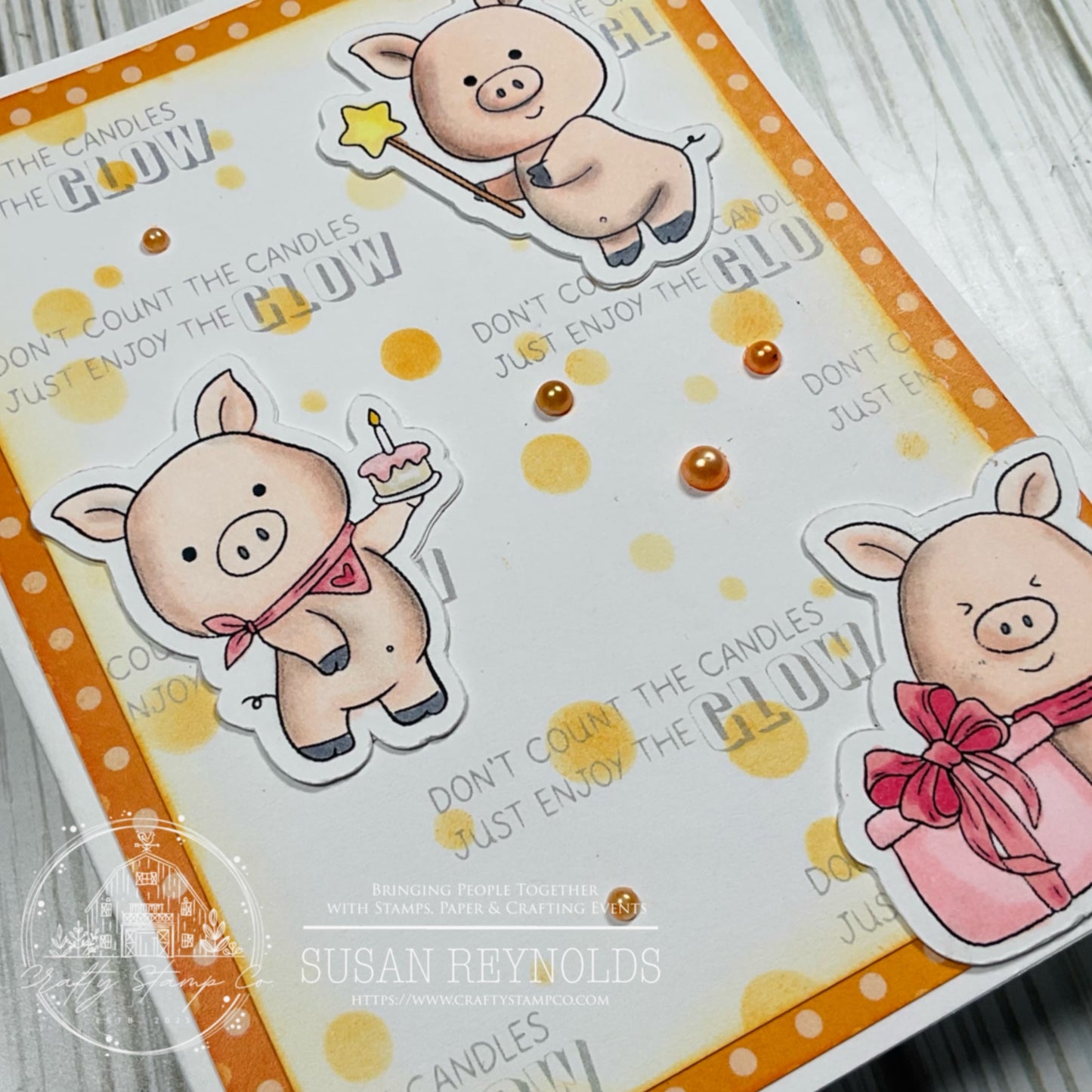 Party Polka Dots 6x6 Stencil