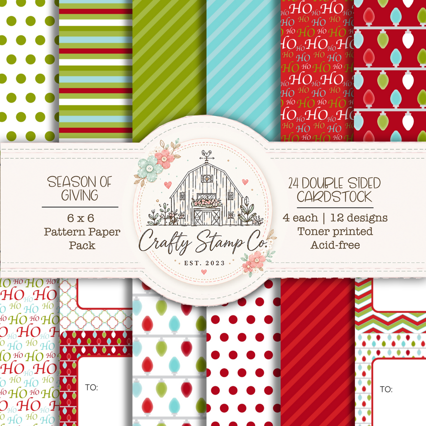 Season of Giving 6x6 Pattern Paper