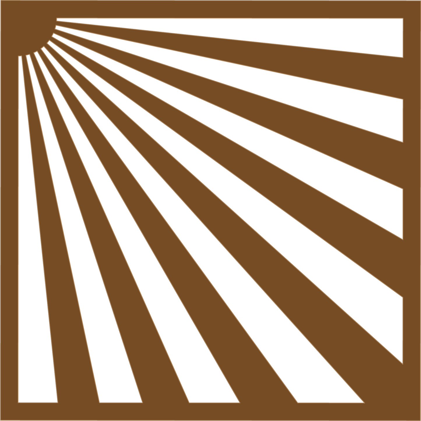 Rays of the Sun 6 x 6 - 2 Stencil Set