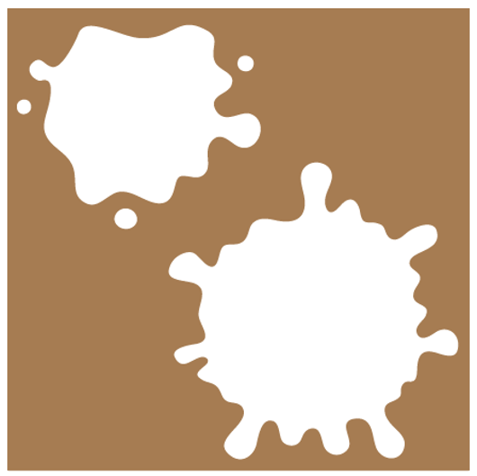 Ink Splats No. 1 - 6 x 6 - 2 Stencil Set