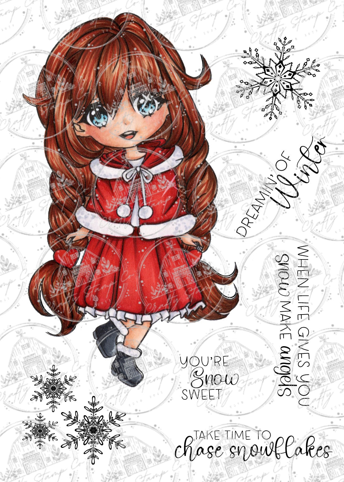 Snow Dreamin' Meadow 4x6 Stamp Set