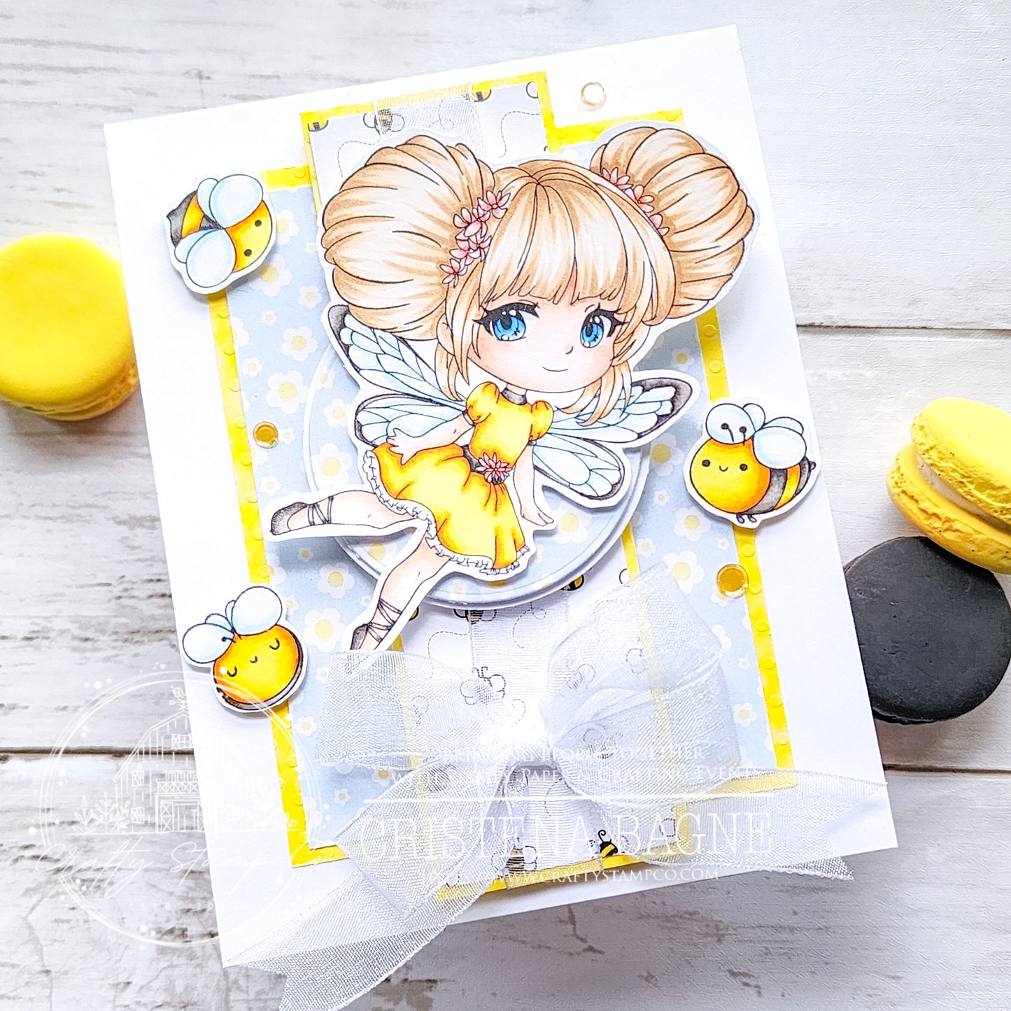 Buzzy Bee Meadow 4x6 Stamp Set