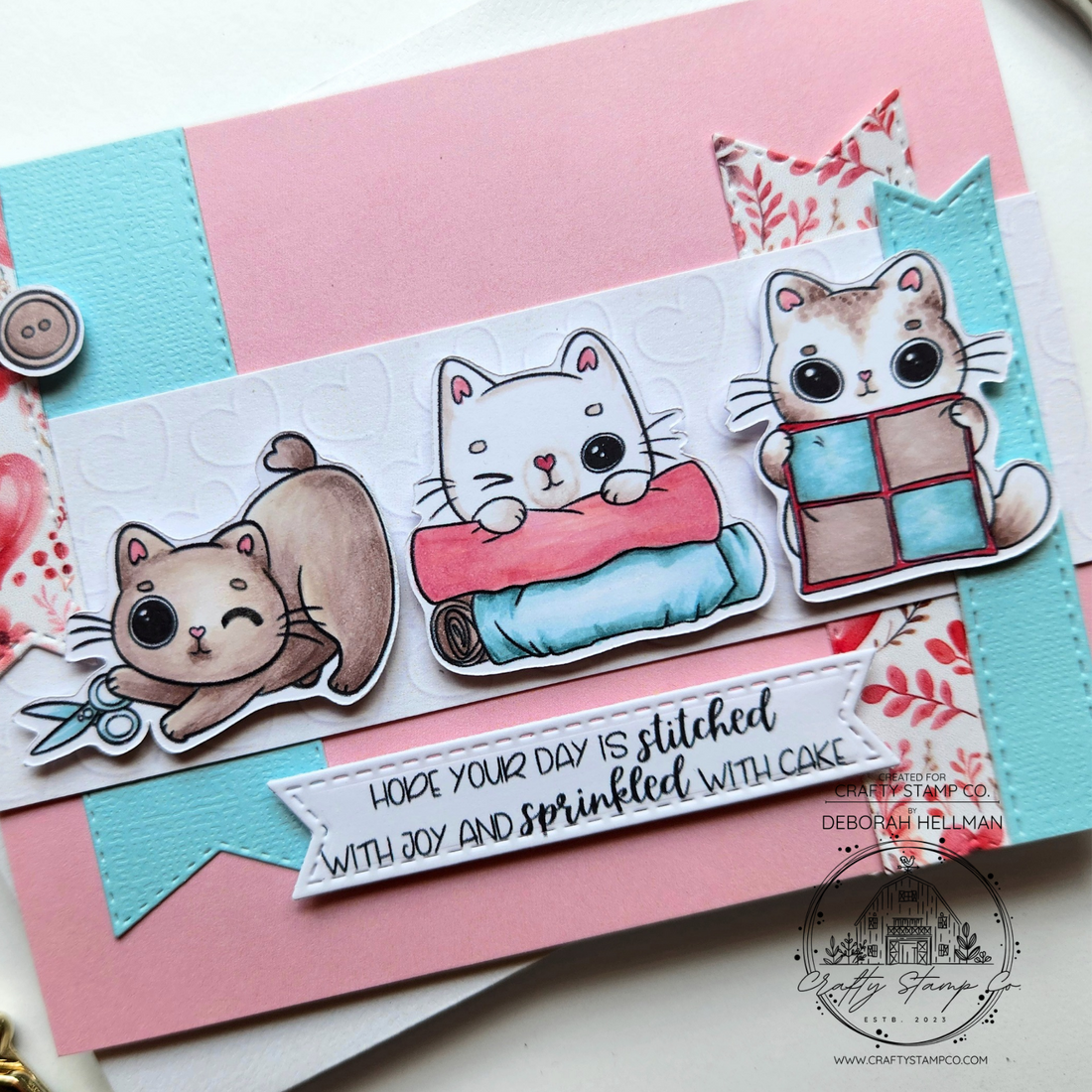 Stitched Whiskers Card Inspiration with Deborah Hellman