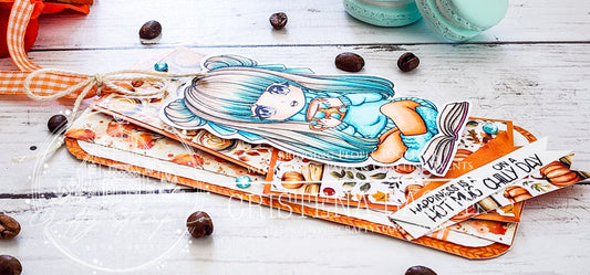 VIDEO: Coffee Lovers Fall|Winter Hop - Fall Weather Bookmark with Cristena