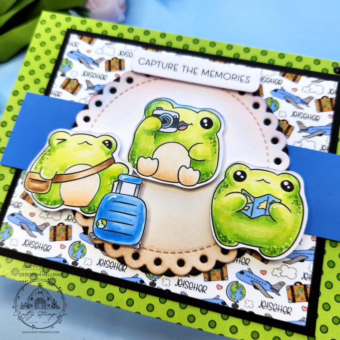 Travel Card Tutorial with Toad Trip and Deborah