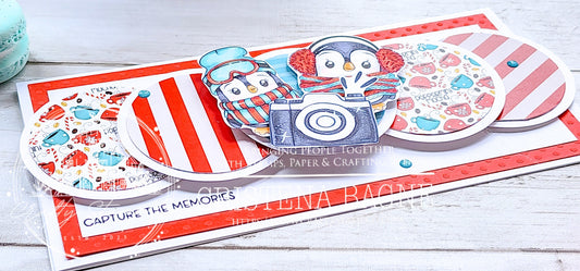 Video tutorial : Penguin Christmas Cheer | Build Your Stash Holiday Cardmakers Linky Party