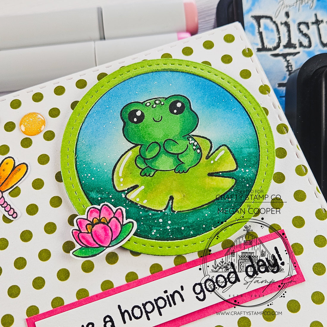 A Hoppin’ Good Day with Froggy Quotes and a Creative Christmas Paper Twist