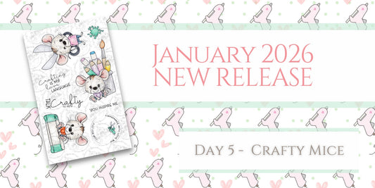January 2026 New Release Inspiration | DAY 5 - Crafty Mice Stamp Set