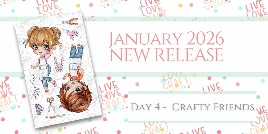 January 2026 New Release Inspriation | DAY 4 - Crafty Friends Stamp Set