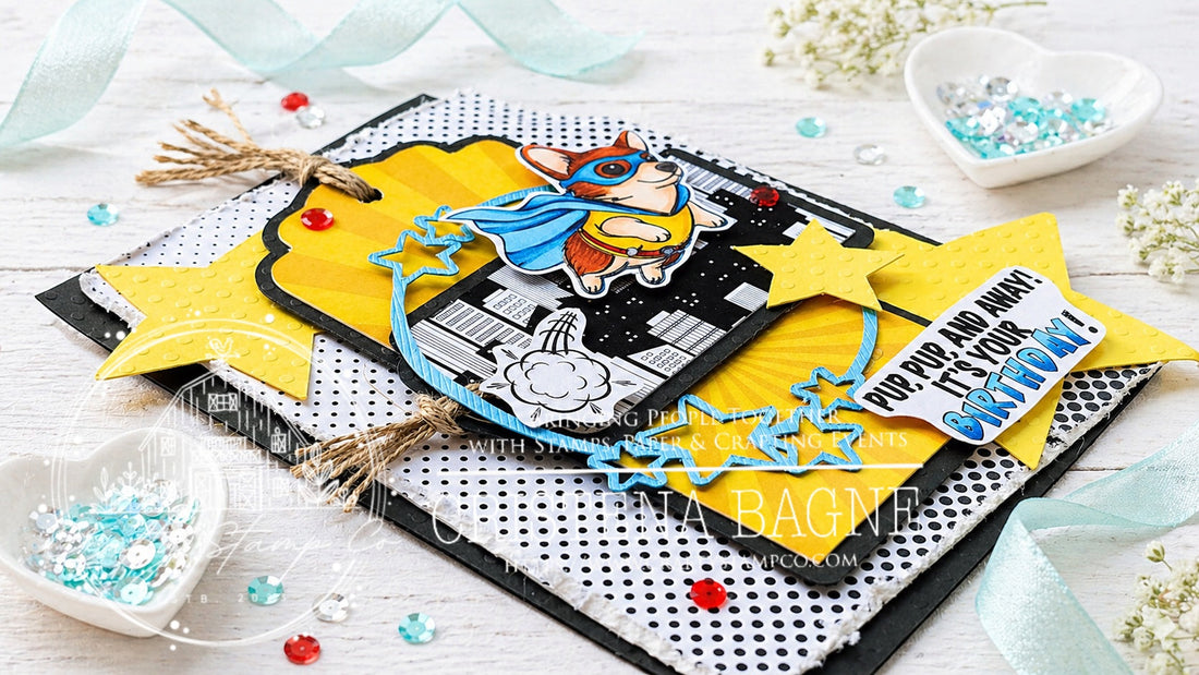 Pup, Pup and Away! Superhero Card Featuring Be Fursome