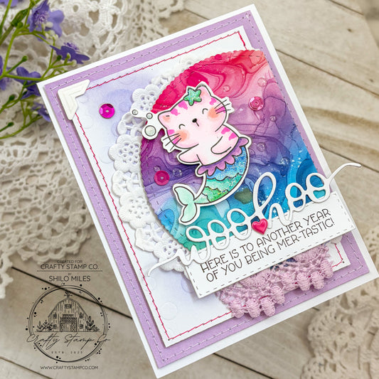 Mer-Tastic Whiskers of the Sea Card with Shilo Miles
