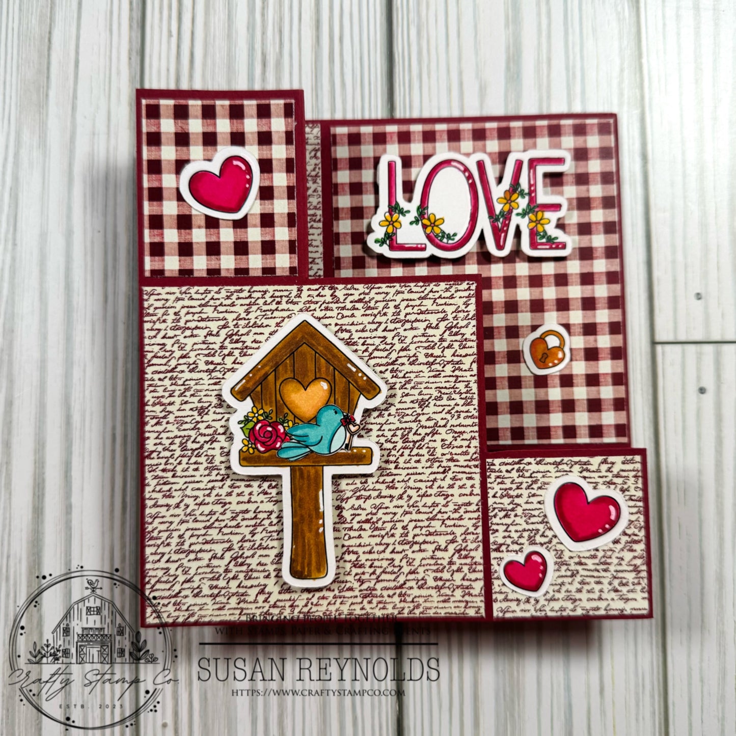 Love is in the Air 4x6 Stamp Set