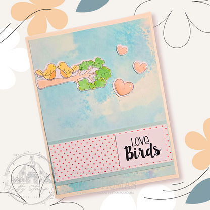 Love is in the Air 4x6 Stamp Set