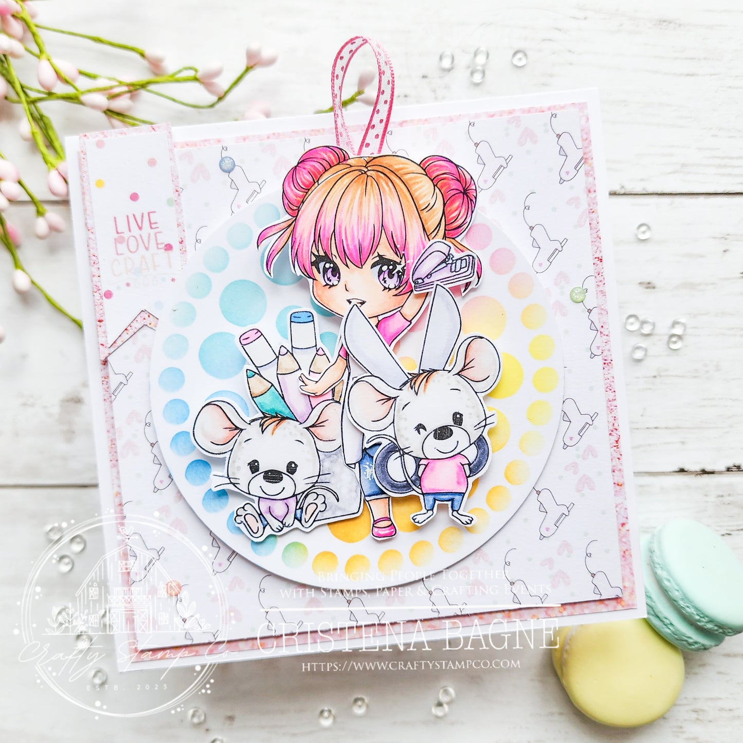 Crafty Friends 4x6 Stamp Set