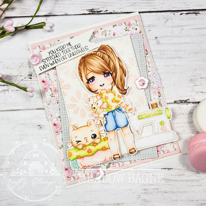 Stitched With Love Meadow 4x6 Stamp Set