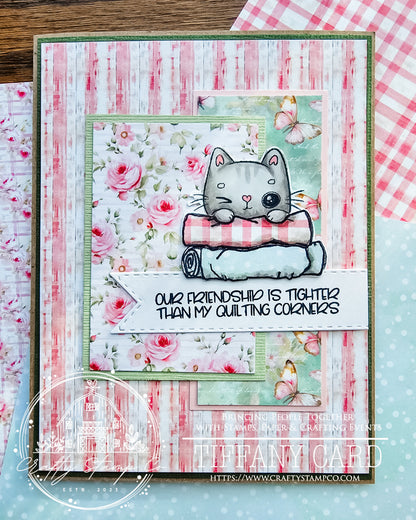 Stitched Whiskers 4x6 Stamp Set