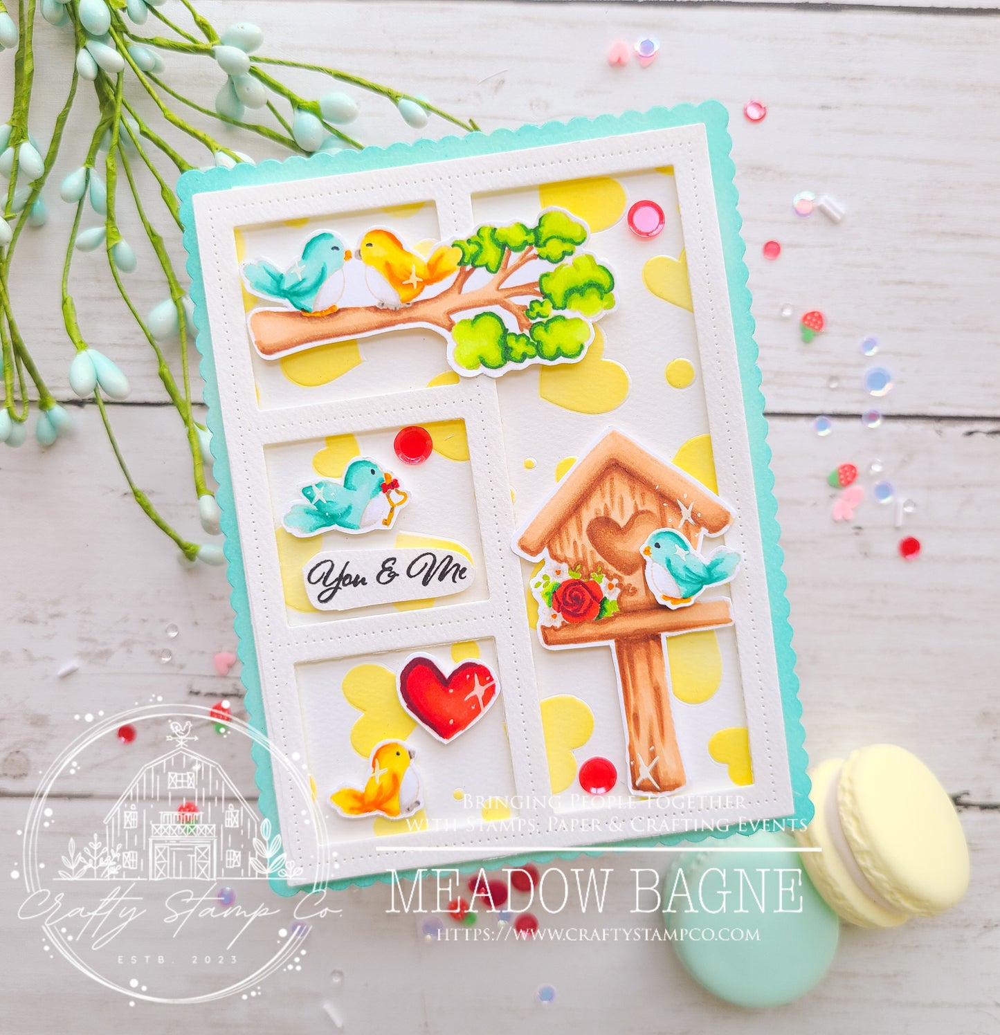 Love is in the Air 4x6 Stamp Set