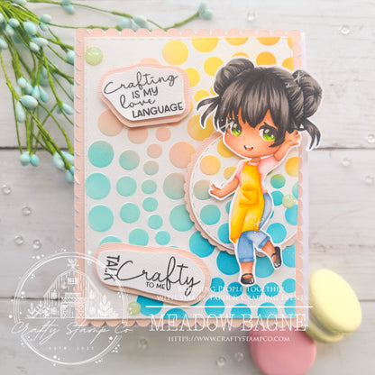 Crafty Friends 4x6 Stamp Set