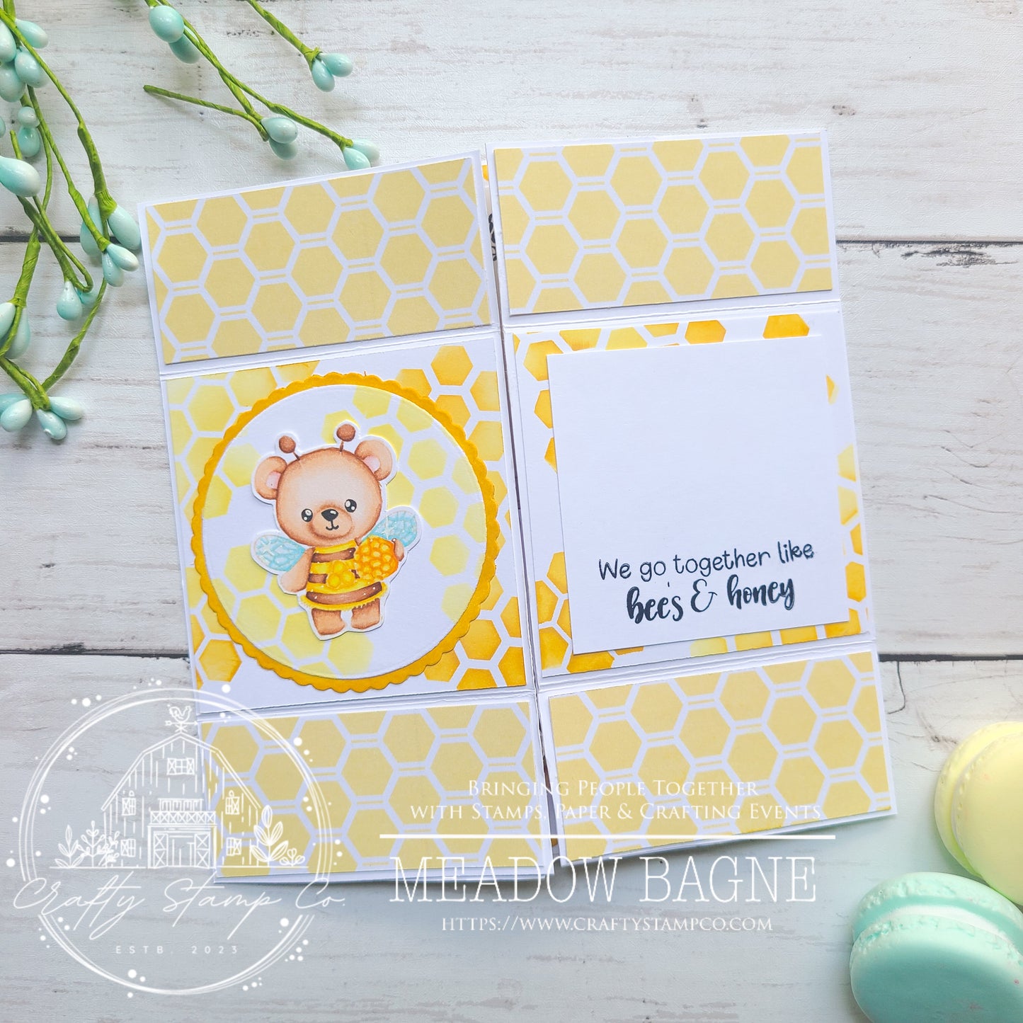 Bees & Honey 4x6 Stamp Set