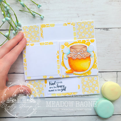 Bees & Honey 4x6 Stamp Set