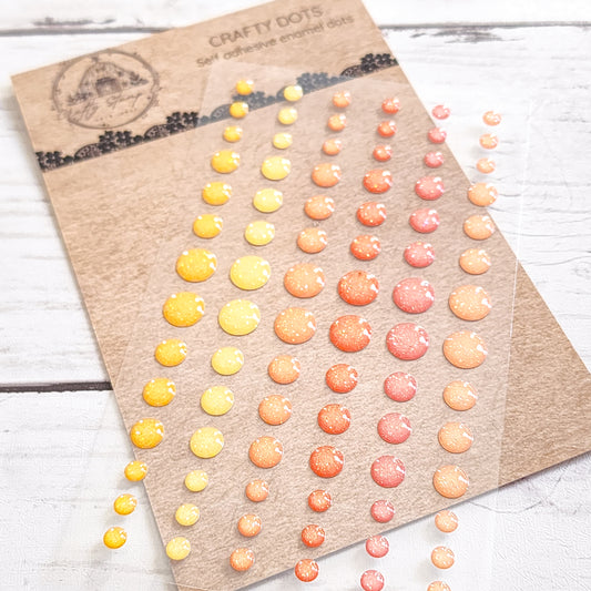 Sunset Sorbet Crafty Dots