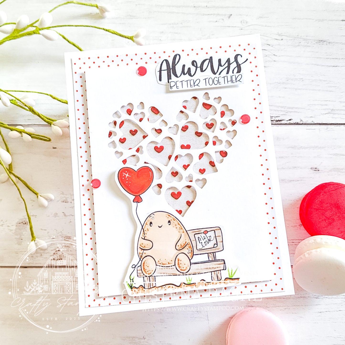 Positive Tate - Love Notes 4x6 Stamp Set