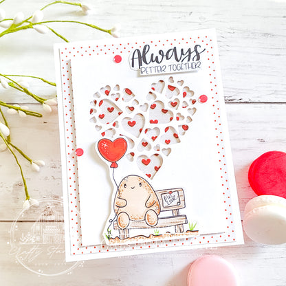 Positive Tate - Love Notes 4x6 Stamp Set