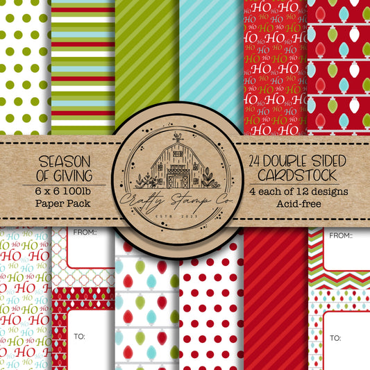Season of Giving 6x6 Pattern Paper