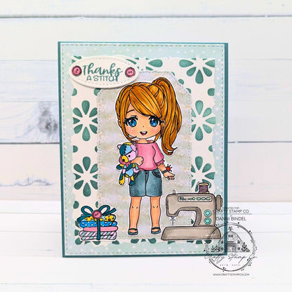 Stitched With Love Meadow 4x6 Stamp Set