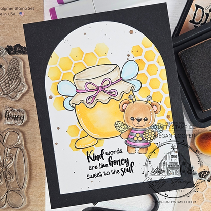 Bees & Honey 4x6 Stamp Set