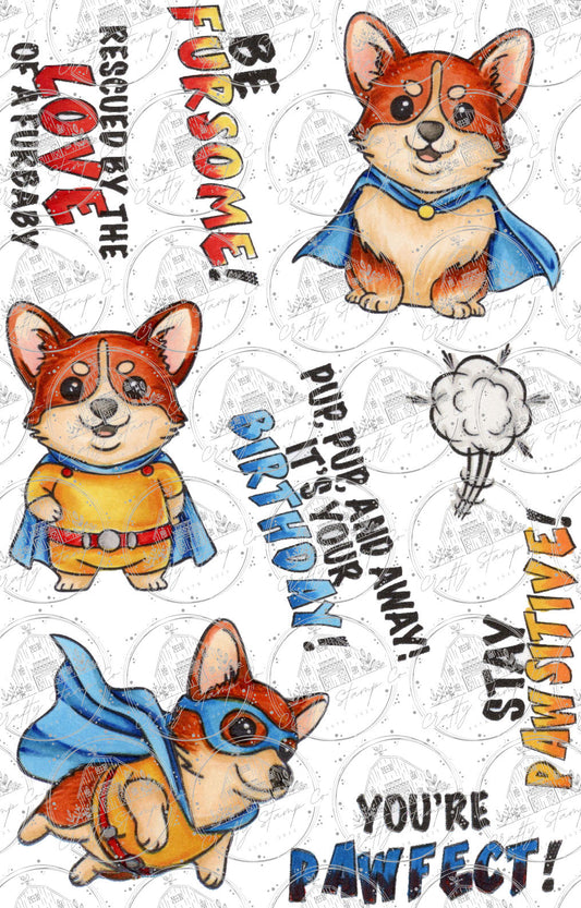 Be Fursome 4x6 Stamp Set