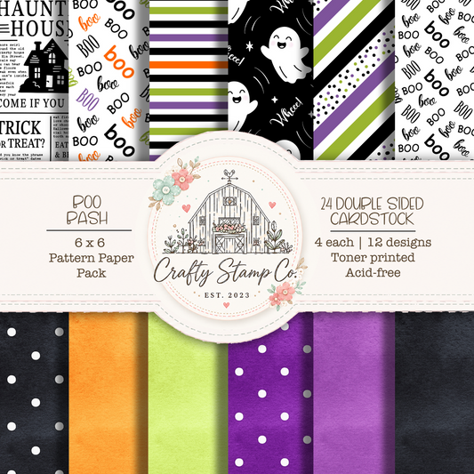 Boo Bash 6x6 Pattern Paper