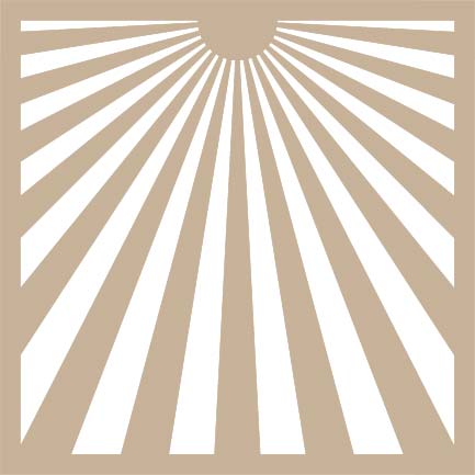 Rays of the Sun 6 x 6 - 2 Stencil Set