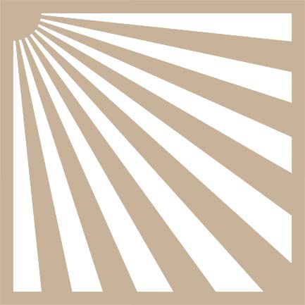 Rays of the Sun 6 x 6 - 2 Stencil Set