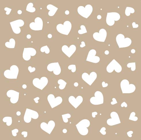 All My Love 6x6 Stencil