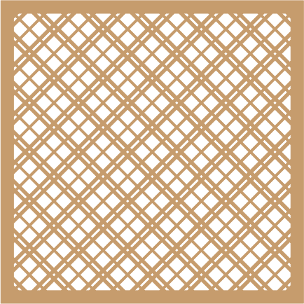 More Tartan 6x6 Stencil