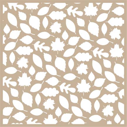 Autumn Breeze 6x6 Stencil