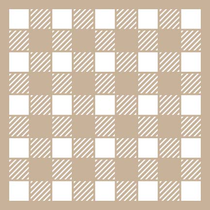 Buffalo 6x6 Stencil
