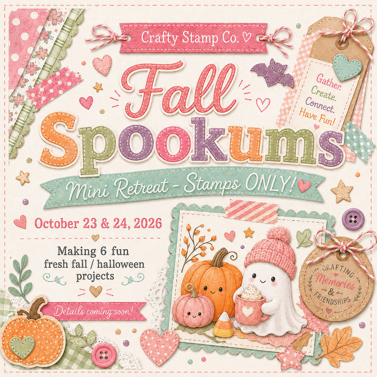 2026 Fall Spookums Virtual Mini Retreat - RETREAT plus STAMP SETS ONLY OPTION