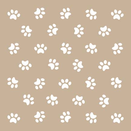 Little Paws 6x6 Stencil