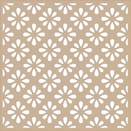 Quilted 6x6 Stencil