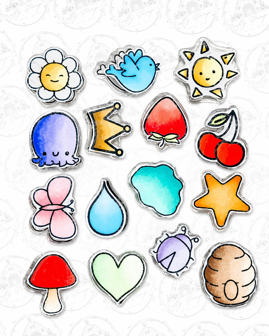 Blendibles Buddies 4 x 5 Clear Stamp Set