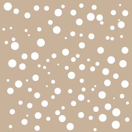 Party Polka Dots 6x6 Stencil